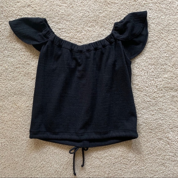 Madewell | Texture & Thread Off-the-Shoulder Top - Picture 2 of 7